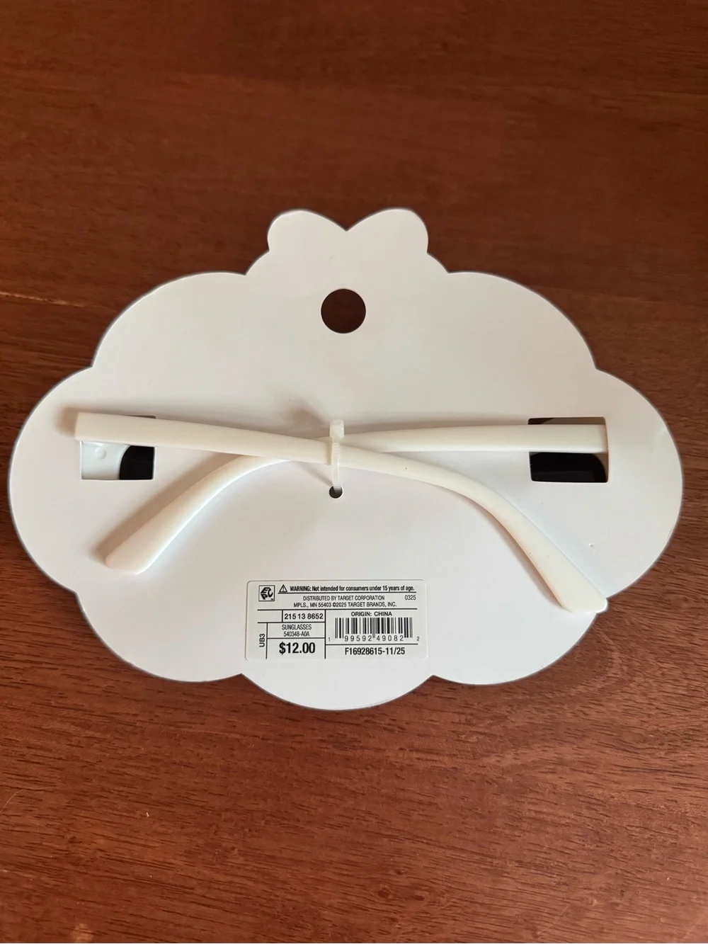 Just Married Pearl Bridal Sunglasses – White – New
